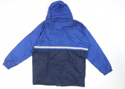 Mens UK Size L McKINLEY Blue Windbreaker Coat