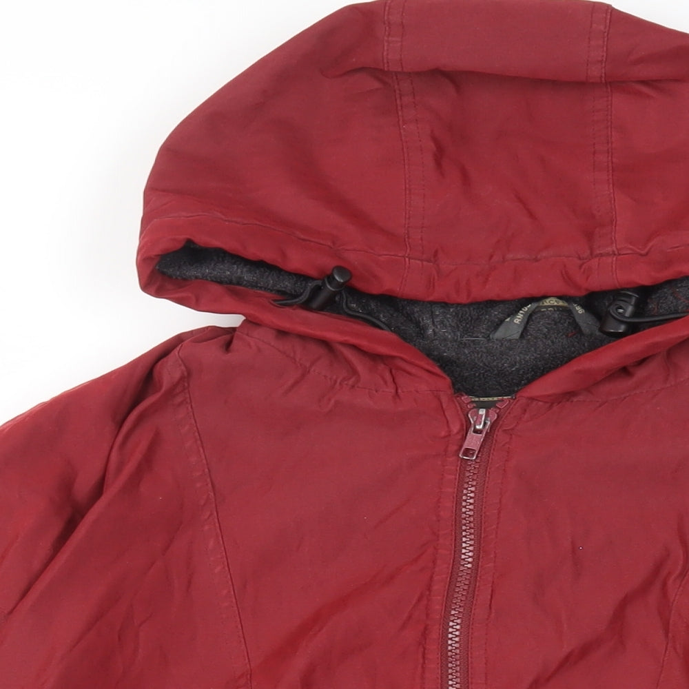 Naturalife Womens Red Jacket Size L Zip