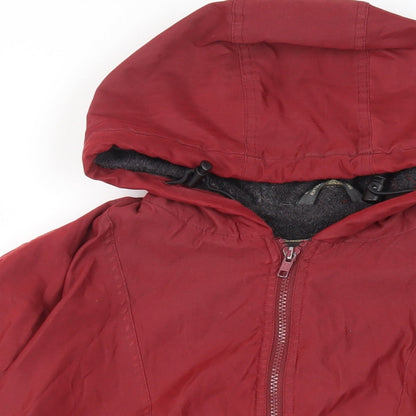 Naturalife Womens Red Jacket Size L Zip