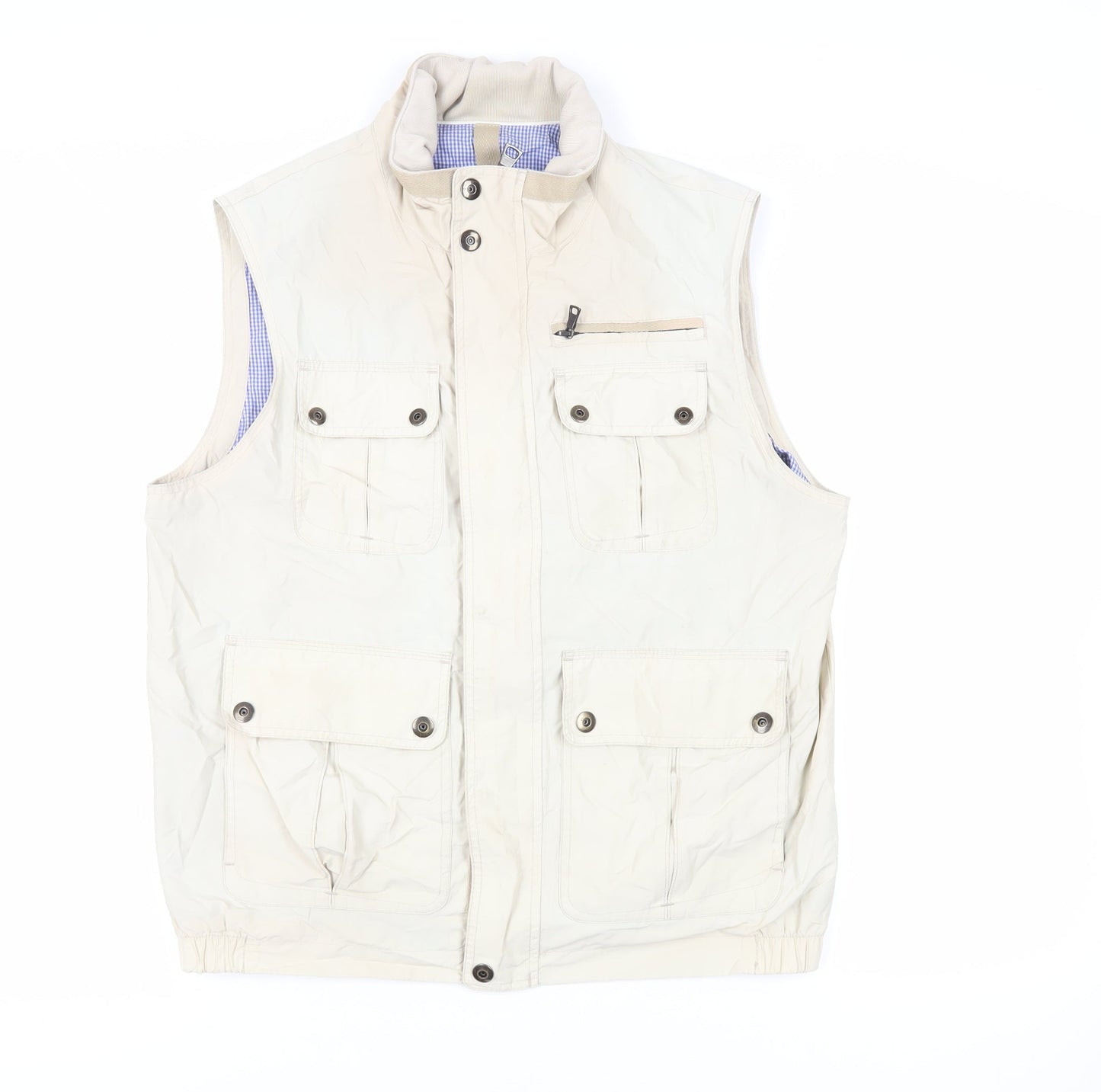 Mens UK Size M Marks and Spencer Beige Gilet