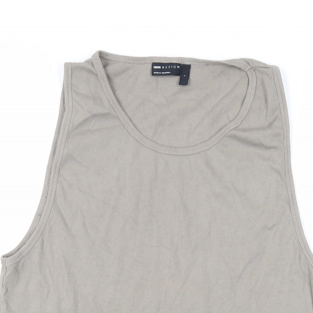 Mens UK Size L ASOS Beige  T-Shirt