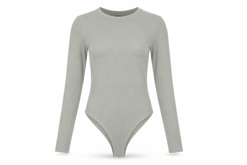 Womens UK Size 10 New Look One-Piece Green Bodysuit