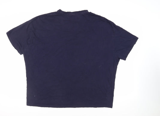 Mens UK Size 2XL ASOS Blue  T-Shirt