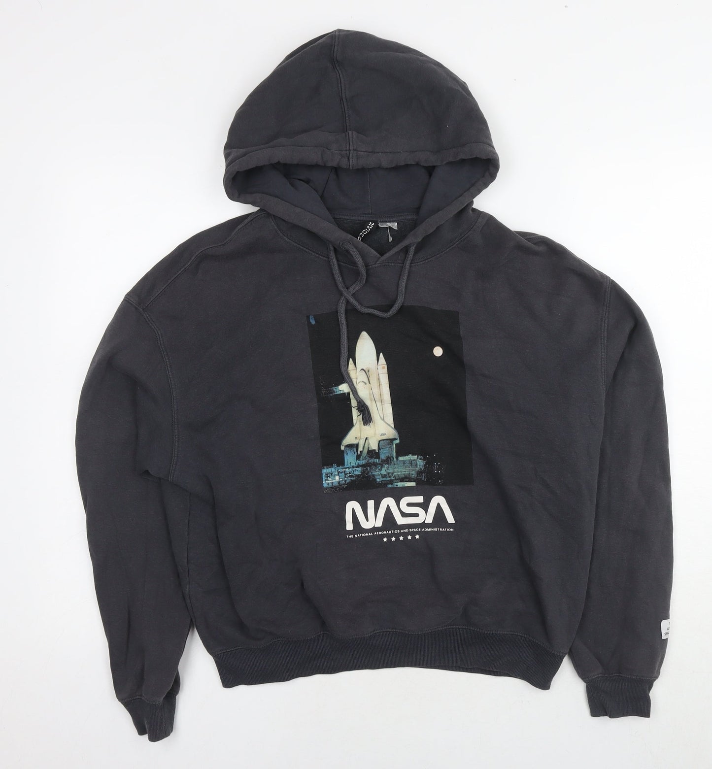 Mens UK Size M Divided by H&M Grey Pullover Hoodie