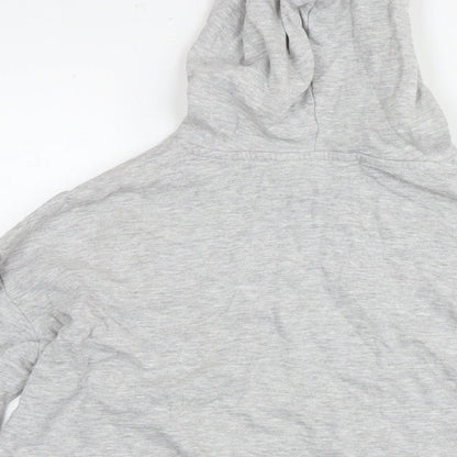H&M Girls Grey Cotton Pullover Hoodie Size 12-13 Years Pullover - New York Cropped