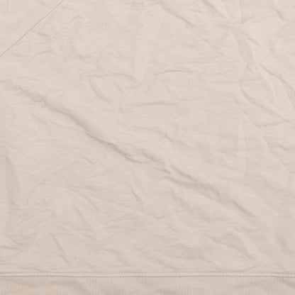 H&M Womens Beige Cotton Pullover Sweatshirt Size M Pullover