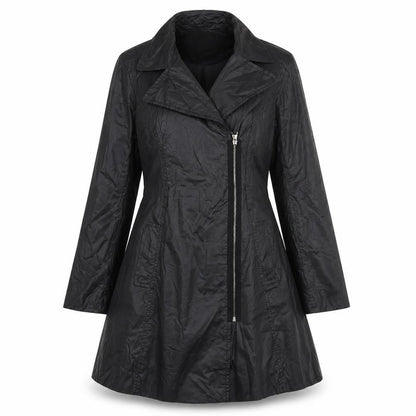 Womens UK Size 10 Dorothy Perkins Black Overcoat
