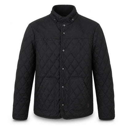 Mens UK Size S River Island Black Quilted Coat