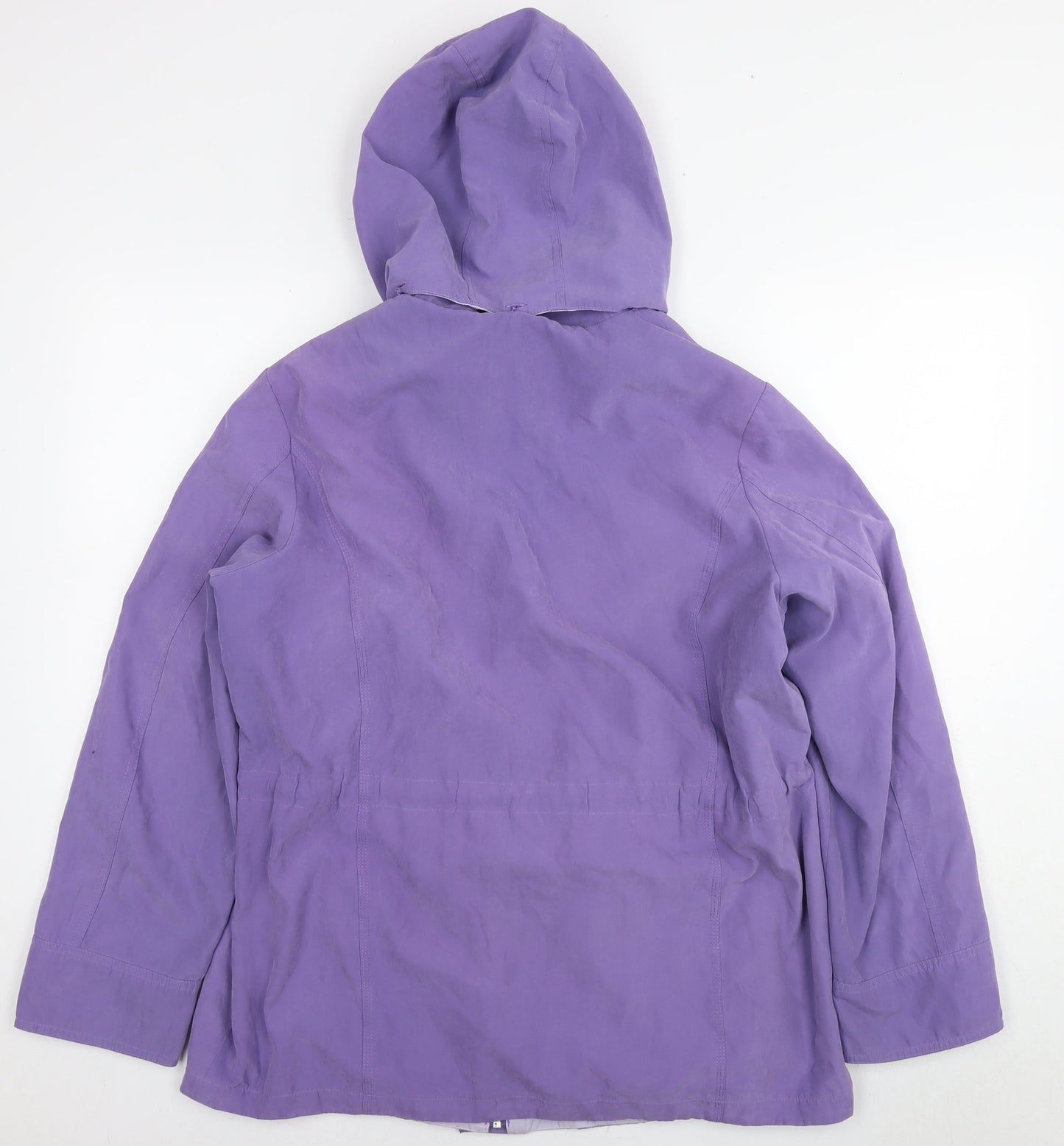 Womens UK Size 16 Debenhams Purple Parka Coat