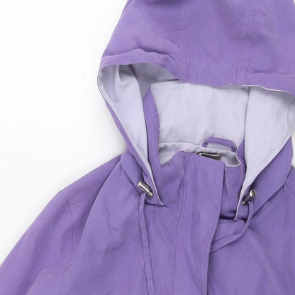 Womens UK Size 16 Debenhams Purple Parka Coat