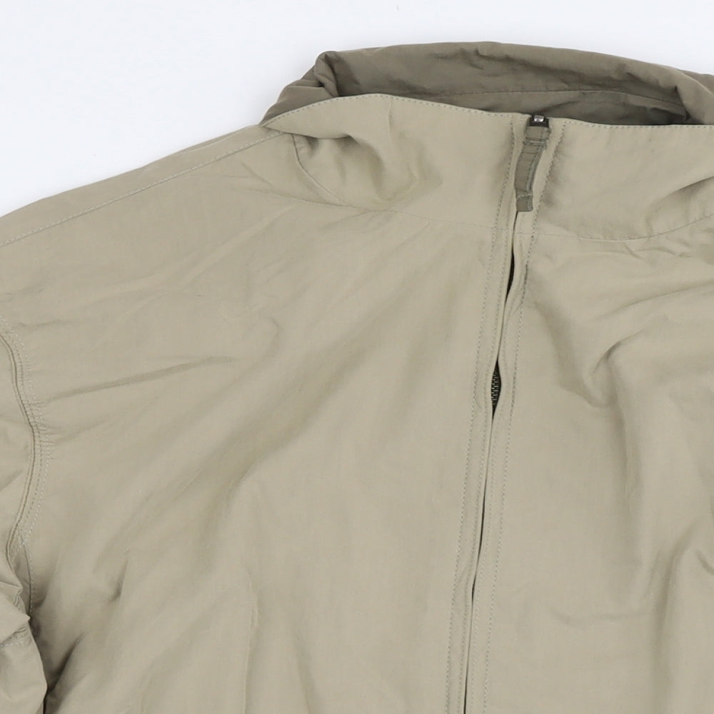 Mens UK Size XL Marks and Spencer Brown Bomber Jacket