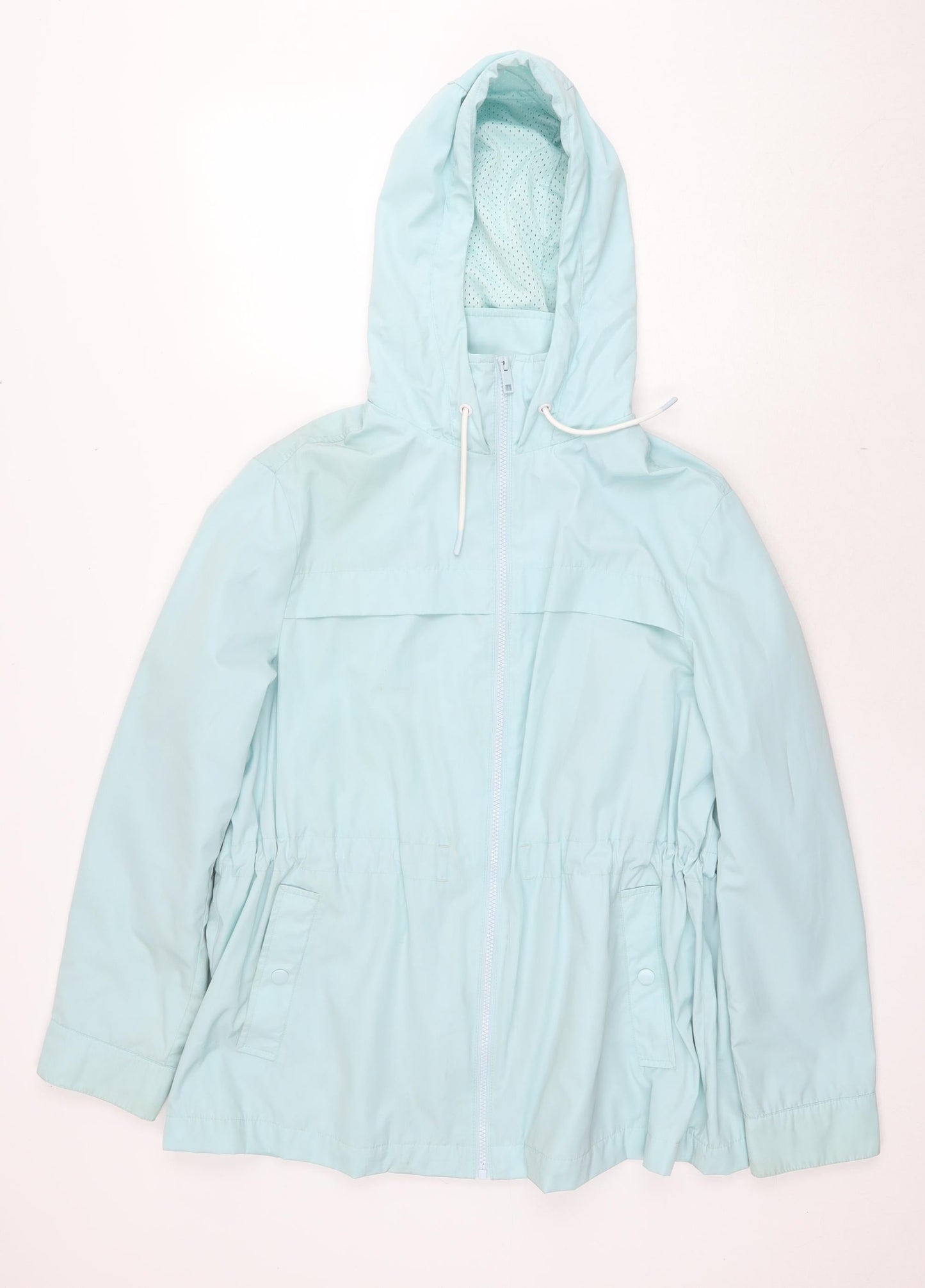 Womens UK Size 16 Marks and Spencer Blue Parka Coat