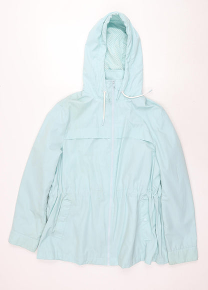 Womens UK Size 16 Marks and Spencer Blue Parka Coat