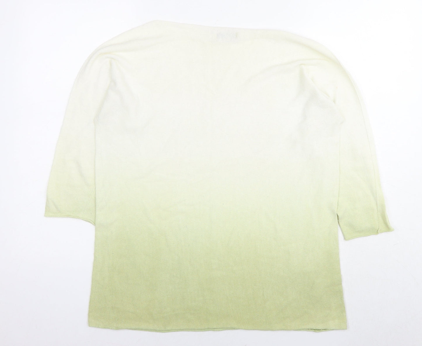Womens UK Size M Collezione Gaia Green Pullover Jumper