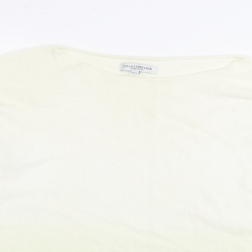 Womens UK Size M Collezione Gaia Green Pullover Jumper