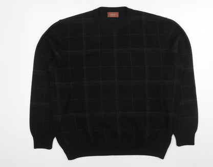 Womens UK Size L Marks and Spencer Black Pullover Sweatshirt