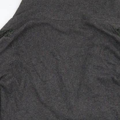 Womens UK Size 18 Marks and Spencer Grey Cardigan Jumper