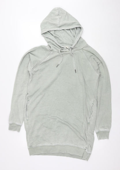 Womens UK Size S NEXT Grey Pullover Hoodie