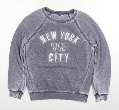 Womens UK Size XS NEXT Blue Pullover Sweatshirt