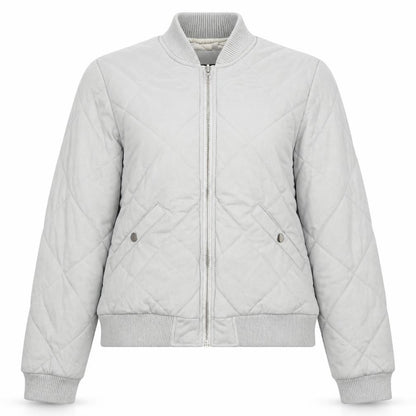 Womens UK Size 12 River Island Grey Quilted Coat