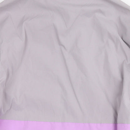Womens UK Size 10 PRETTYLITTLETHING Multicoloured Windbreaker Coat