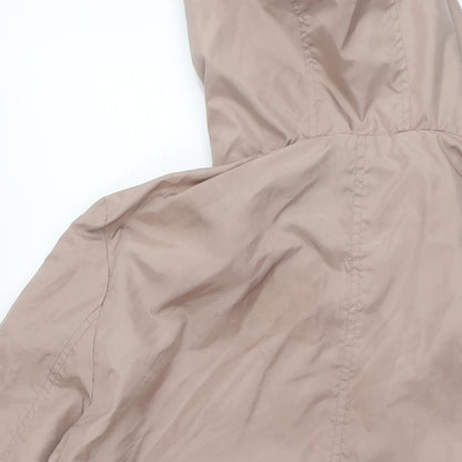 New Look Womens Beige Jacket Size L Zip