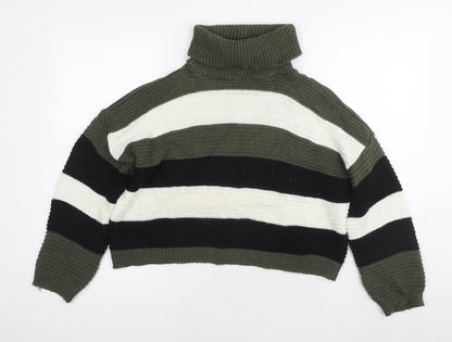 Womens UK Size S Quiz Multicoloured Pullover Jumper