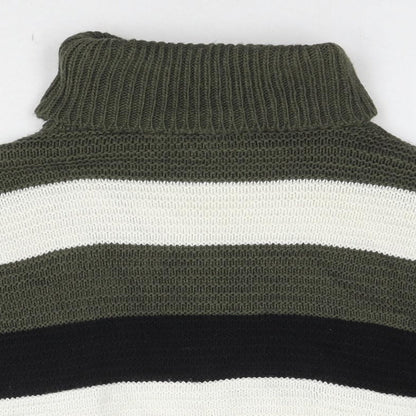 Womens UK Size S Quiz Multicoloured Pullover Jumper
