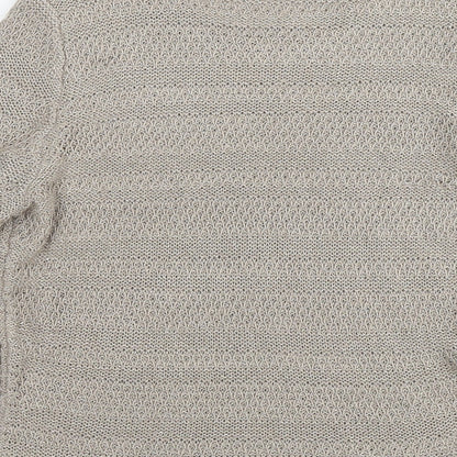 Womens UK Size 12 Marks and Spencer Beige Pullover Jumper