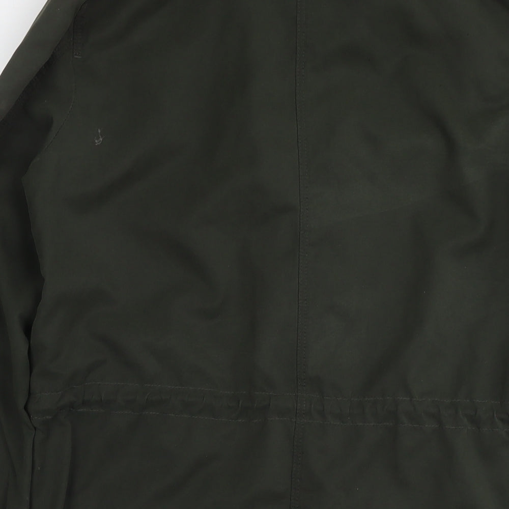 Womens UK Size 8 H&M Green Parka Coat