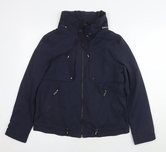 Principles Womens Blue Jacket Size 12 Zip