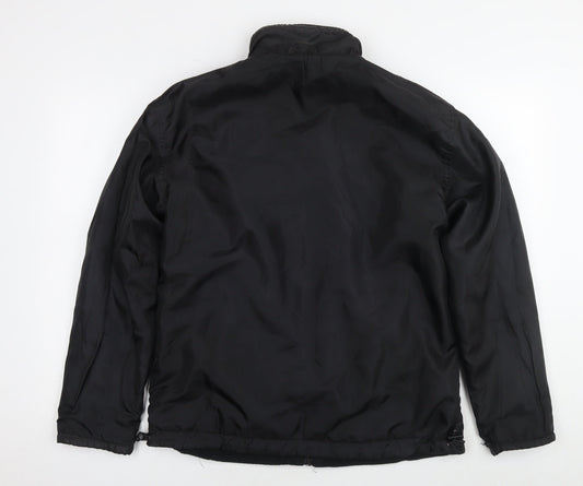 Mens UK Size M Crane Sports Black Jacket
