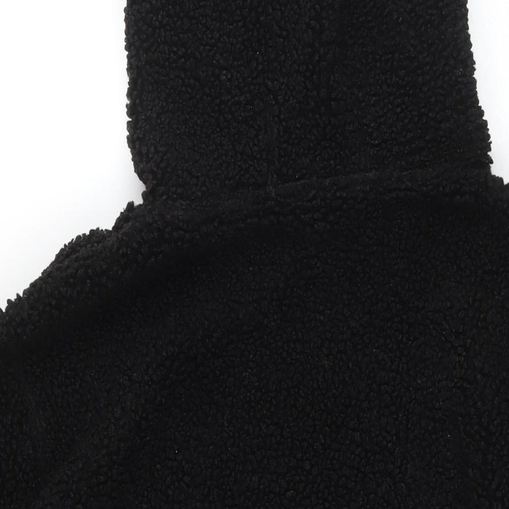 H&M Womens Black Polyester Pullover Sweatshirt Size M Pullover