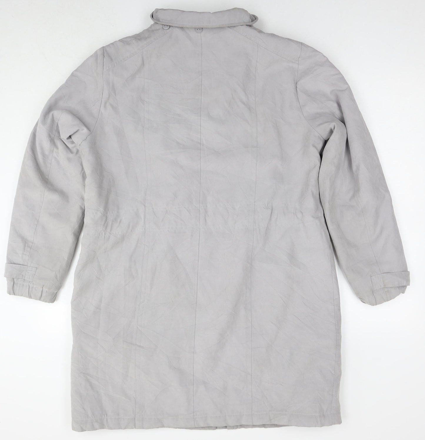 Womens UK Size 14 Bonmarché Grey Overcoat