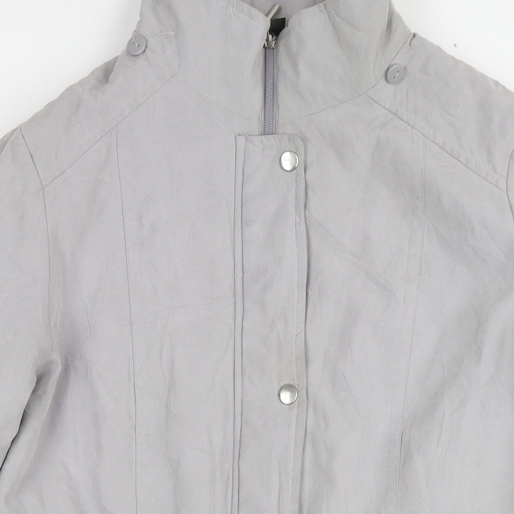 Womens UK Size 14 Bonmarché Grey Overcoat