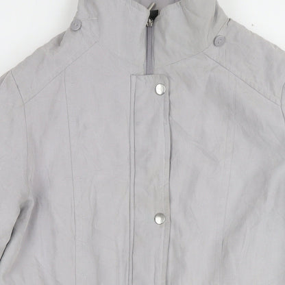 Womens UK Size 14 Bonmarché Grey Overcoat