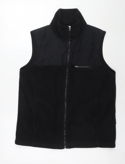Womens UK Size M Bonmarché Black Gilet
