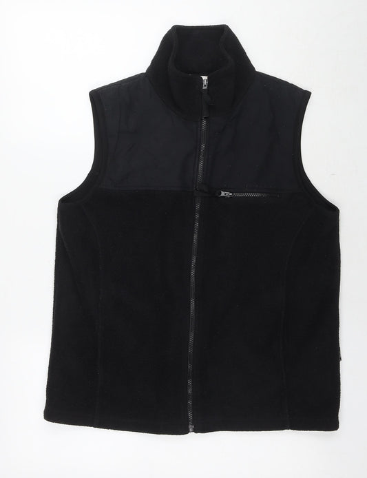 Womens UK Size M Bonmarché Black Gilet