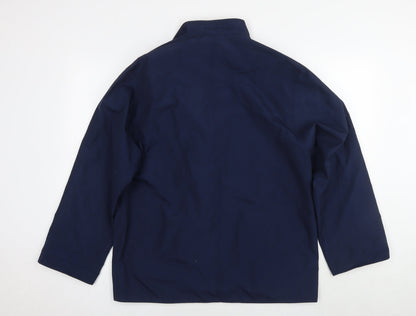 Womens UK Size 12 BHS Blue Bomber Jacket