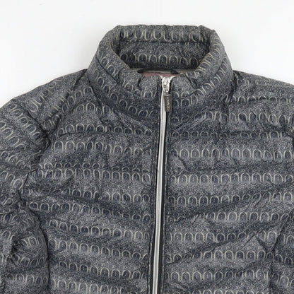 Womens UK Size 8 Etage Grey Puffer Jacket