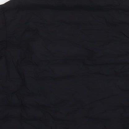 Autograph Mens Black Puffer Jacket Coat Size L Zip