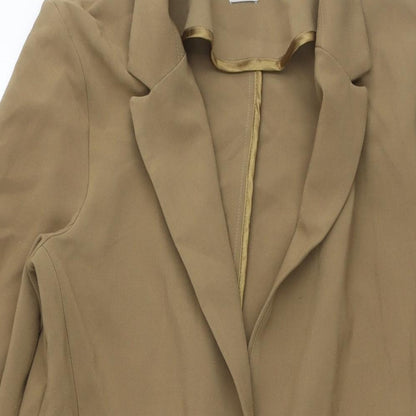 Womens UK Size 12 ASOS Brown Overcoat