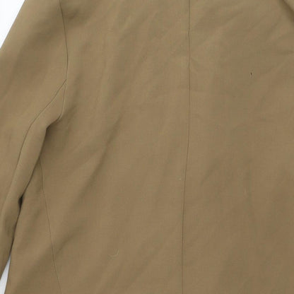 Womens UK Size 12 ASOS Brown Overcoat