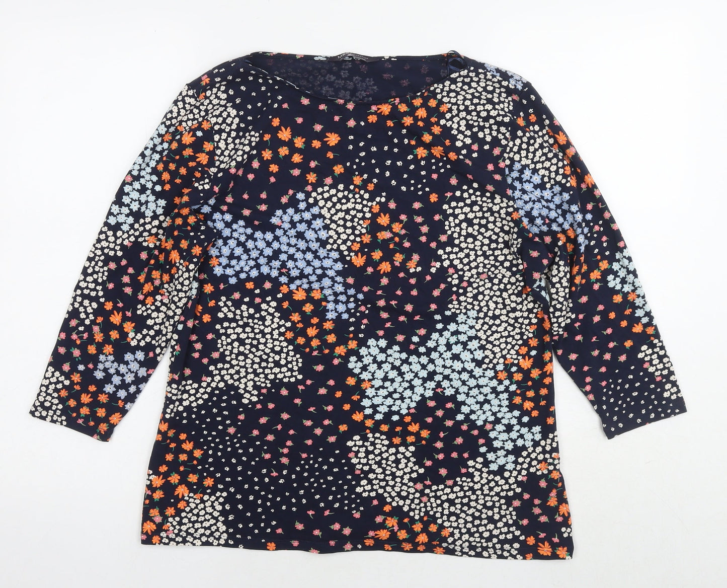 Womens UK Size 18 Marks and Spencer Blue Basic Blouse