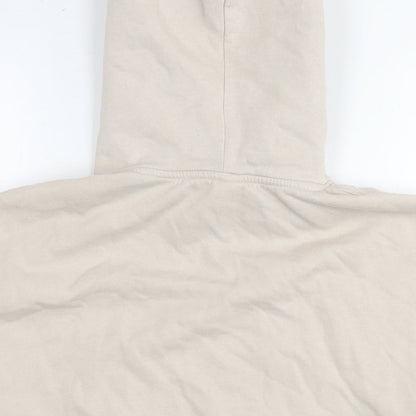 H&M Womens Beige Cotton Pullover Hoodie Size S Pullover - N.Y.C