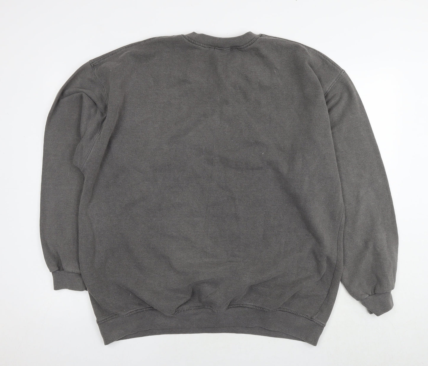 Mens UK Size S PRETTYLITTLETHING Grey Pullover Sweatshirt