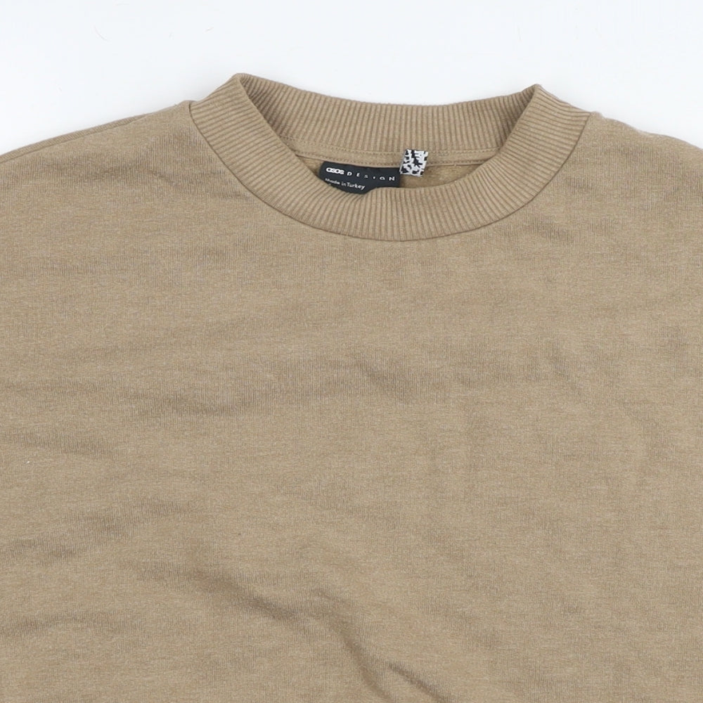 Womens UK Size 8 ASOS Brown Pullover Sweatshirt