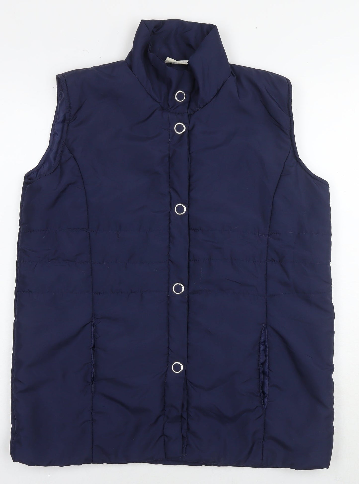 Womens UK Size 10 Anne de Lancey Blue Gilet