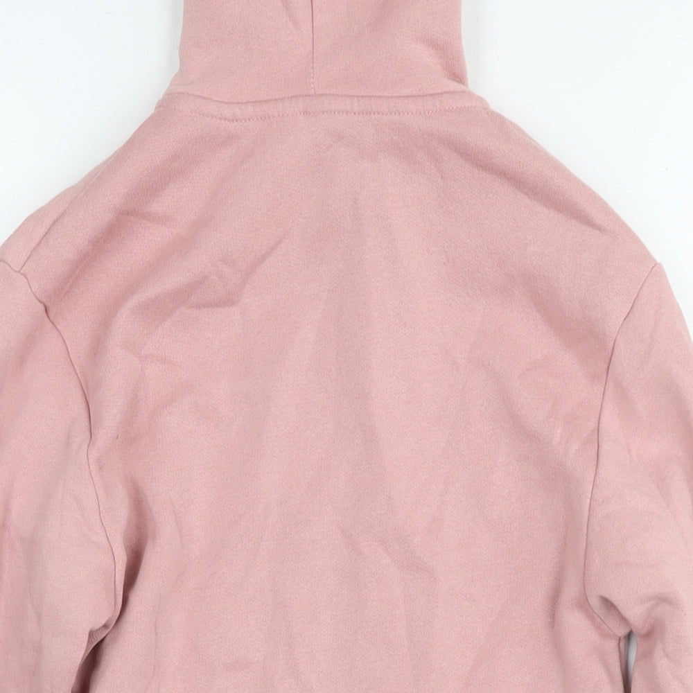 Womens UK Size M Divided by H&M Pink Full Zip Hoodie