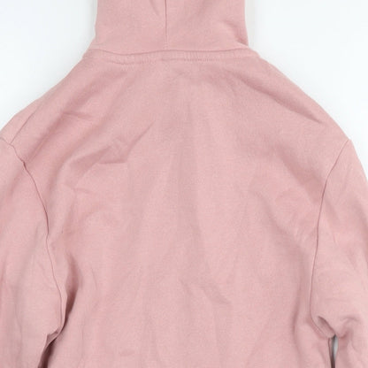 Womens UK Size M Divided by H&M Pink Full Zip Hoodie